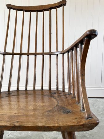 18th Century Comb Back Stick Chair