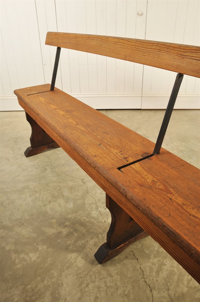Victorian Church Bench - Image 4