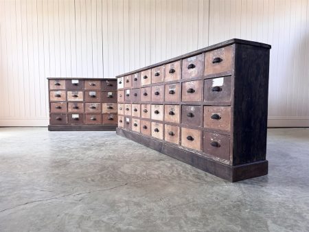 1930’s Industrial Bank of Drawers