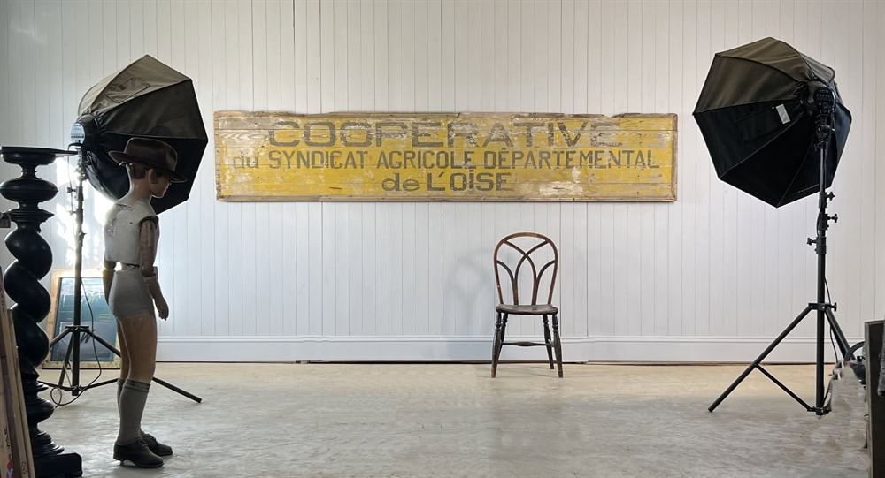 Large Antique French Sign - Image 3