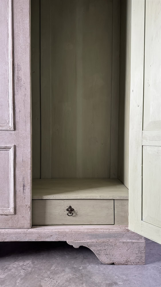 Antique Painted Italian Cupboard - Image 7