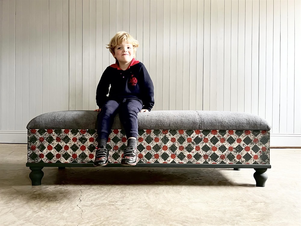 Grain Sack Footstool - Image 3