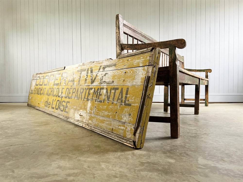 Large Antique French Sign - Image 10