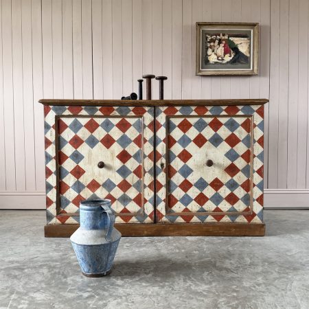 Harlequin Painted Cupboard