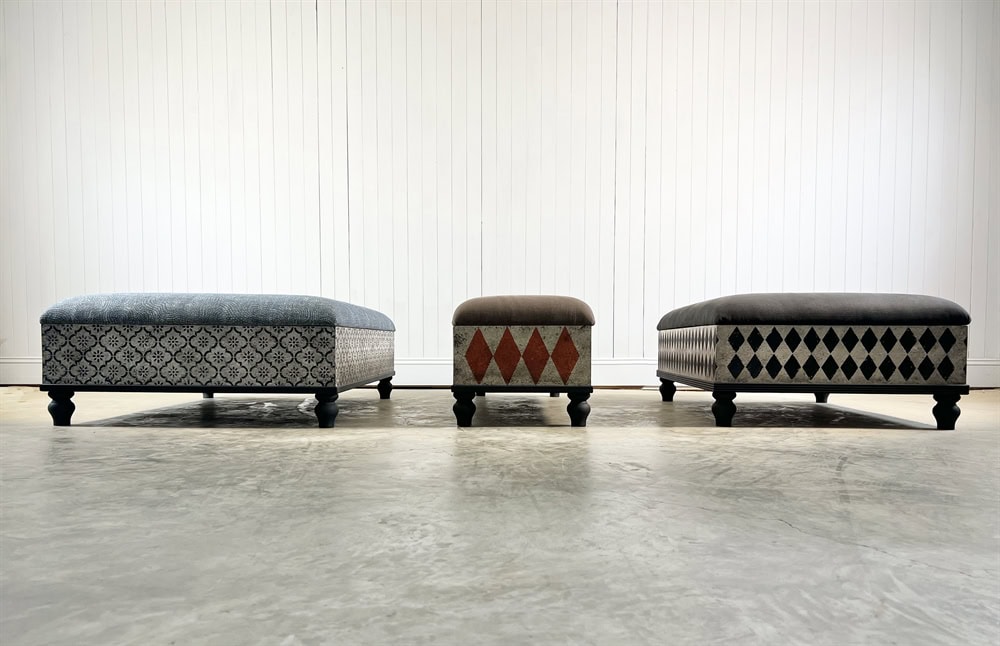 Fermoie Upholstered Ottoman - Image 10