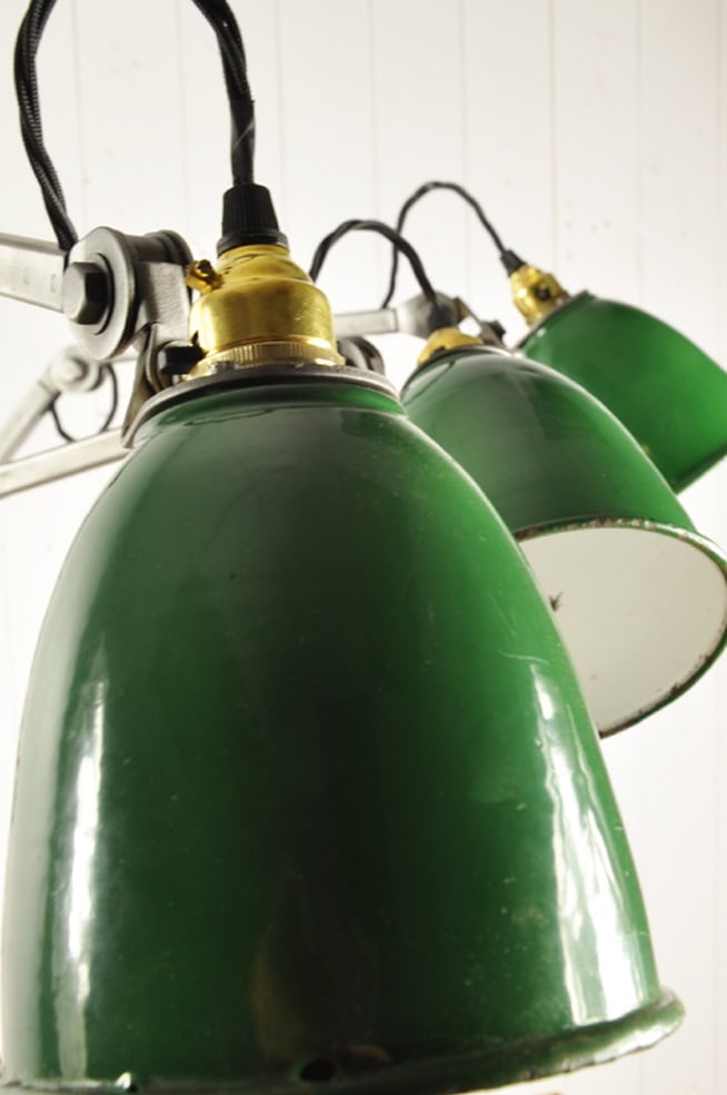 Vintage Machinist Lamps