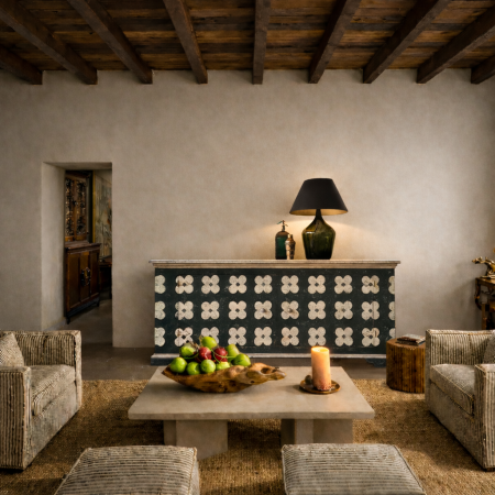 Clover Painted Sideboard