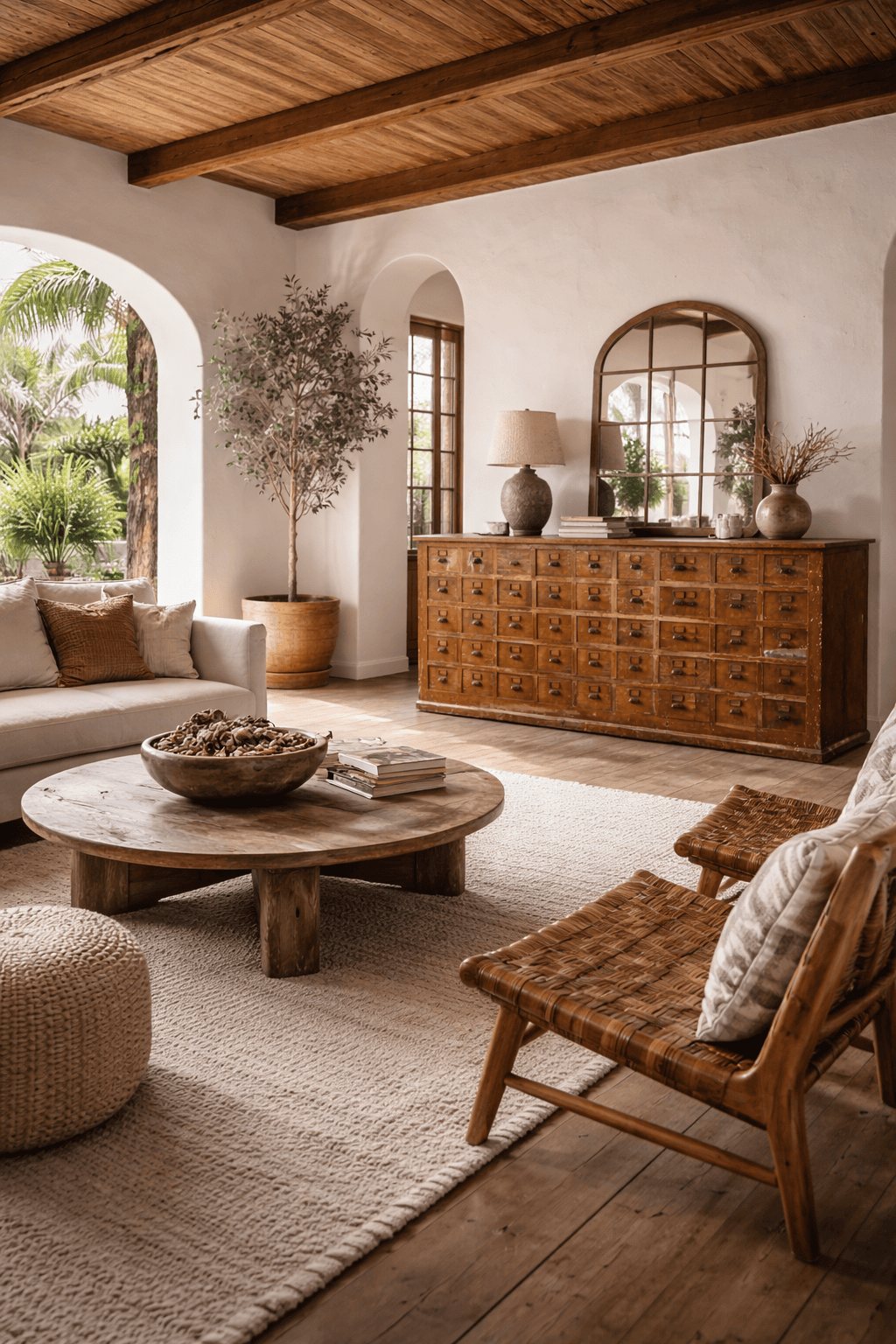 1930's Industrial Bank of Drawers - Image 7