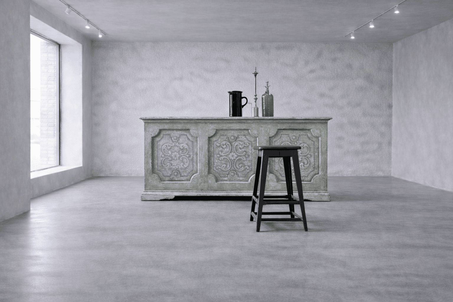 Italian Painted Kitchen Island - Image 6