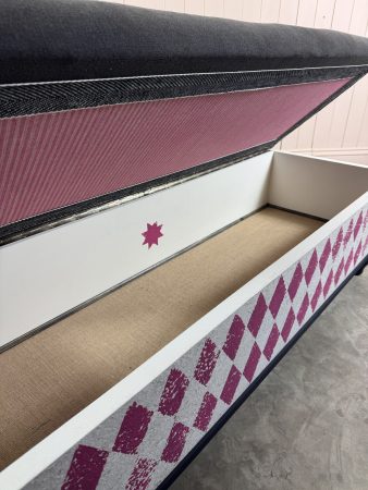 Pink Harlequin Bench
