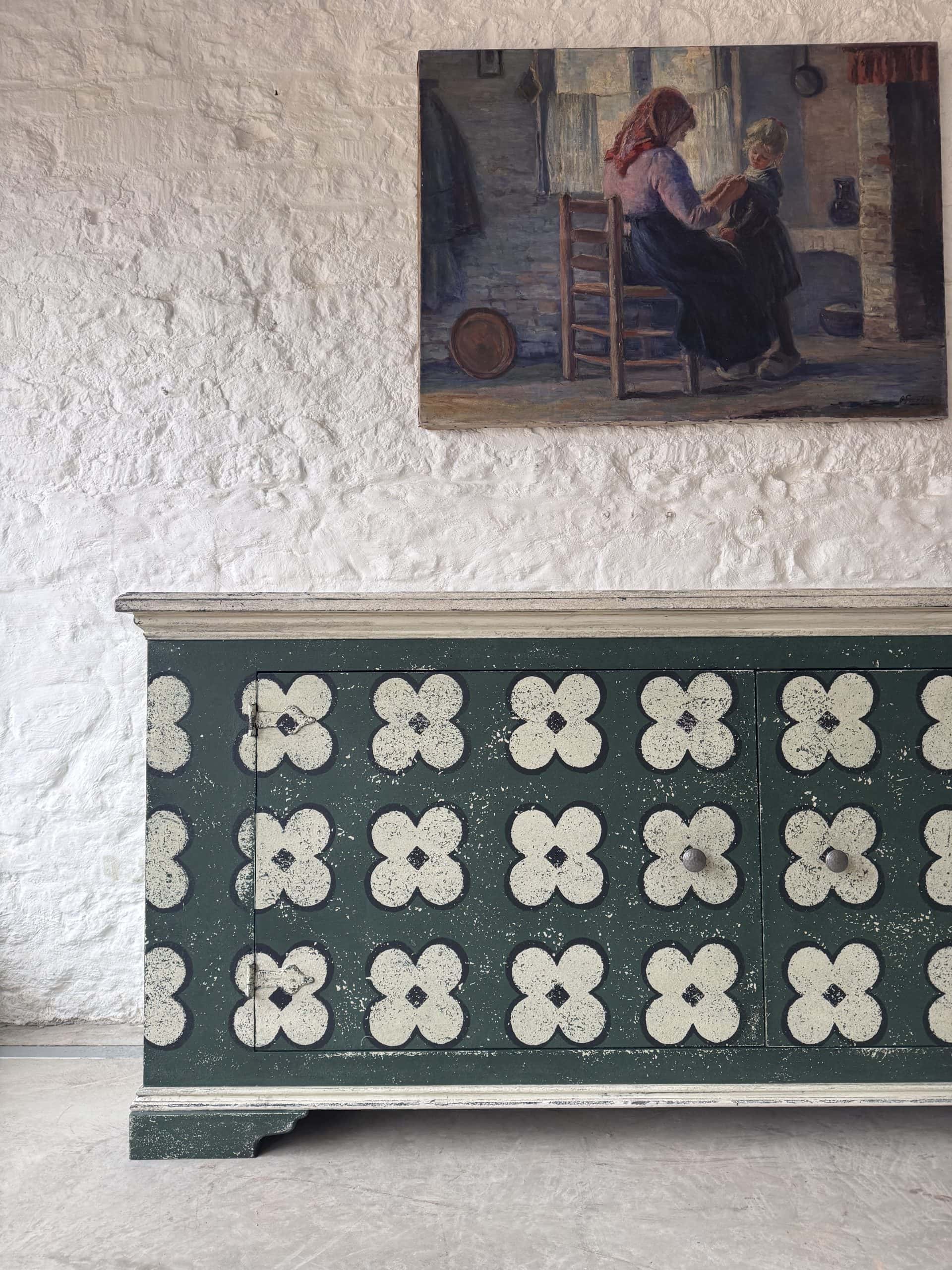 Clover Painted Sideboard - Image 7