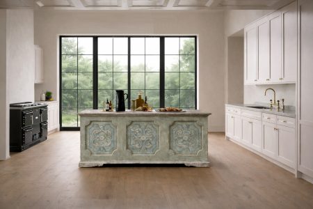 Italian Painted Kitchen Island