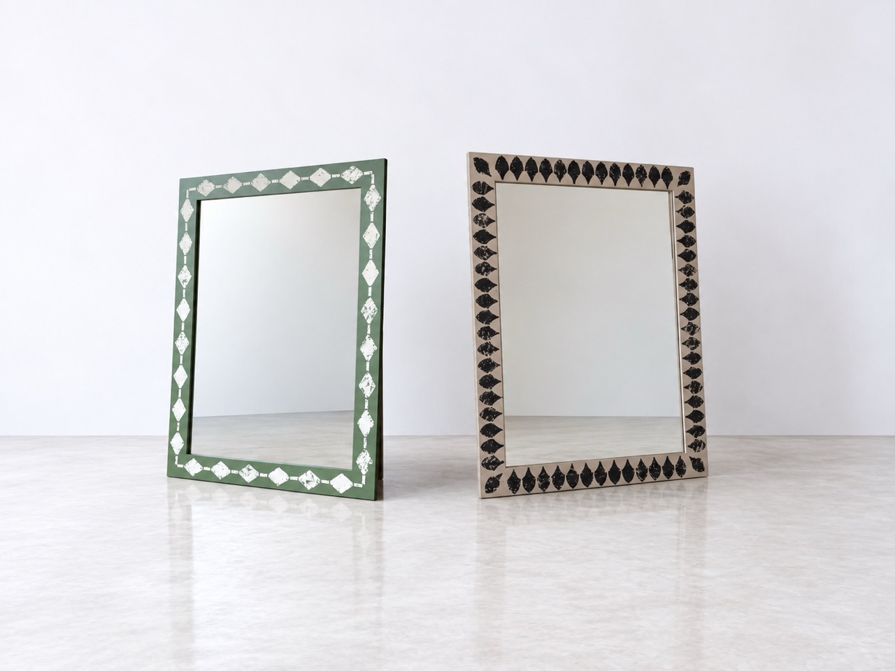 Diamond Motif Bespoke Mirror - Image 5