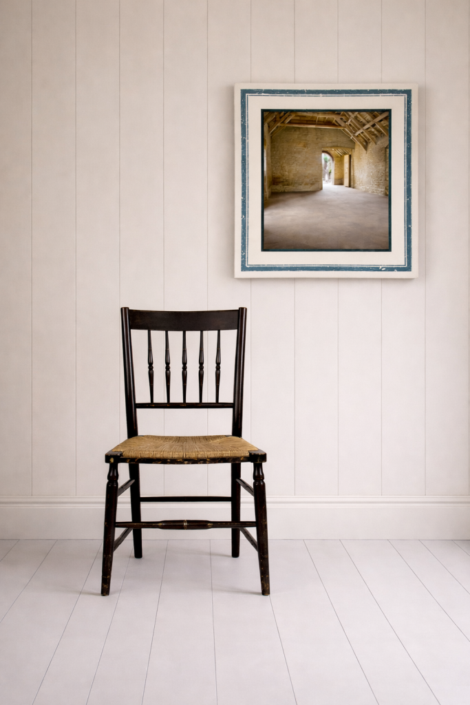 decorative pin strip pattern mirror