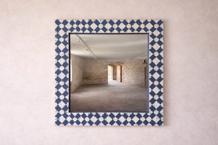 Bespoke Folk Art Pattern Painted Mirror