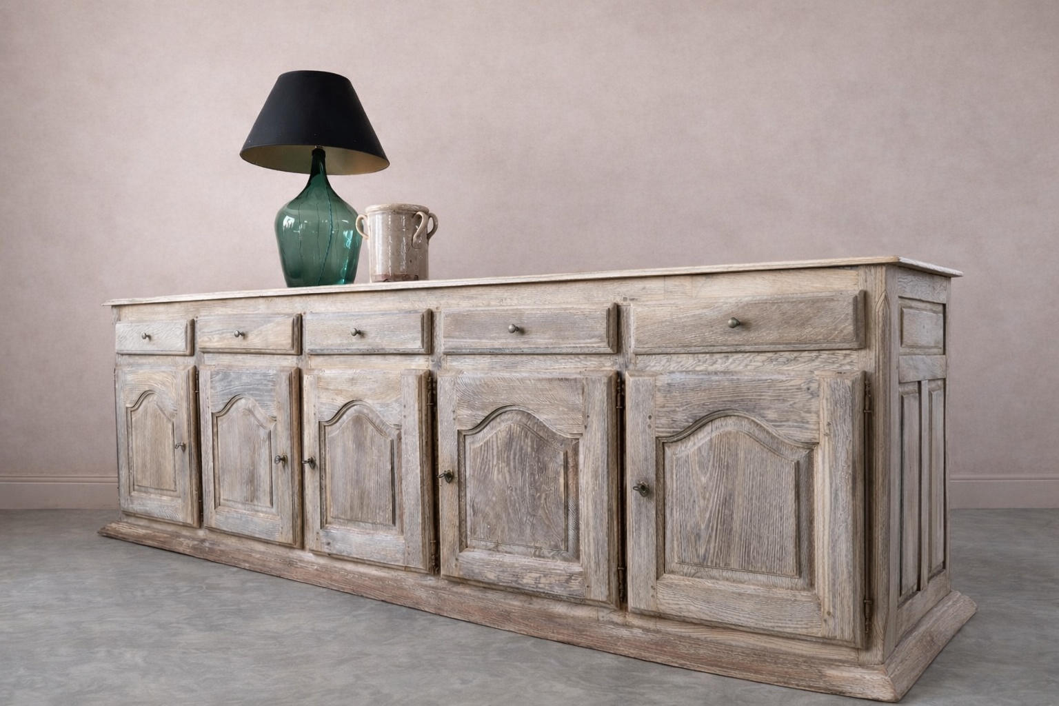 Early 20th Century French Oak Sideboard - Image 4