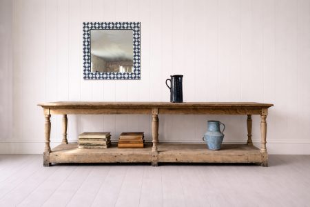 Bespoke Folk Art Pattern Painted Mirror