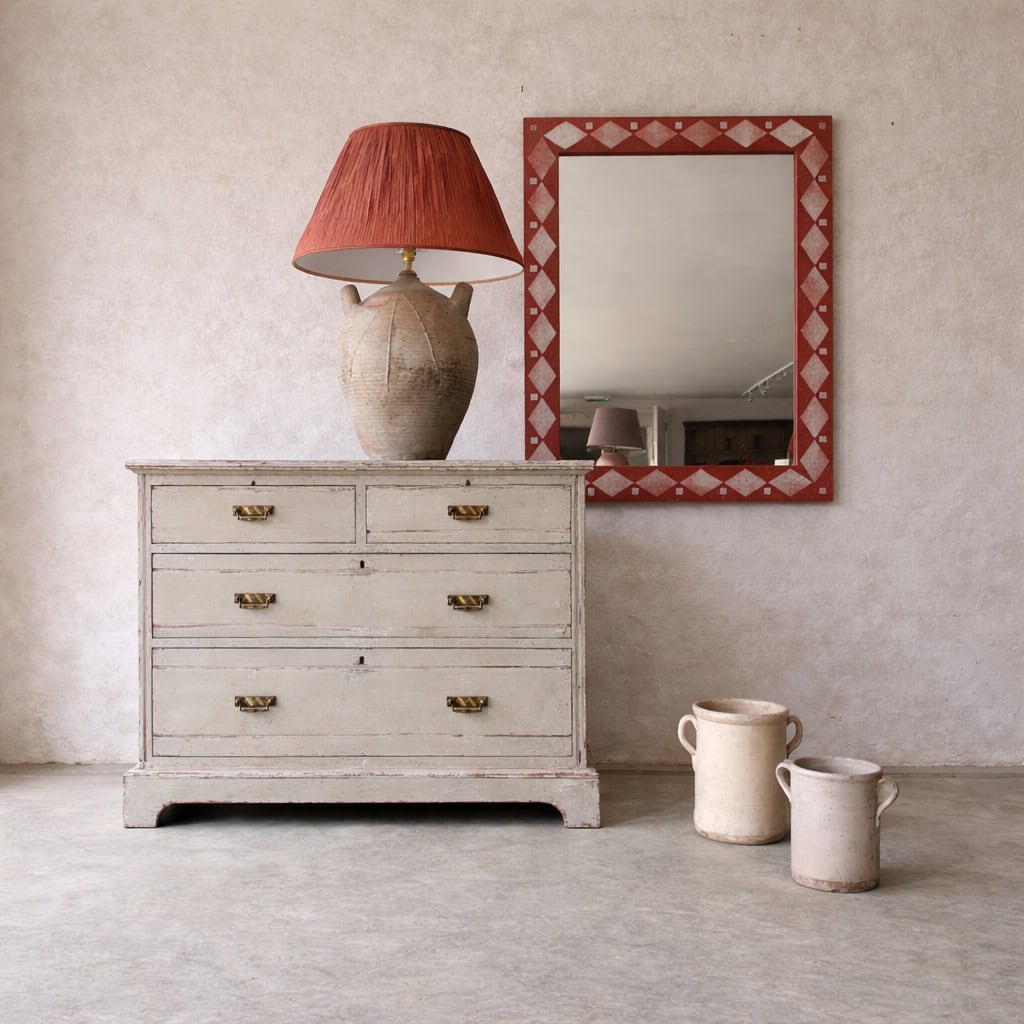 repainted antique chest of drawers french grey