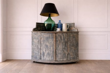 Swedish Antique Corner Cupboard