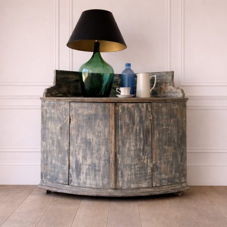 Swedish Antique Corner Cupboard