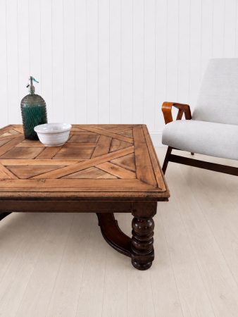 Early 20th Century French Parquetry Coffee Table
