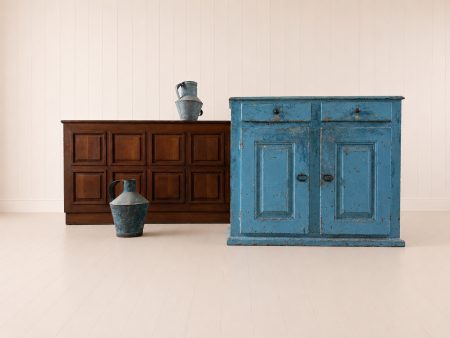 Little French Blue Painted Cupboard