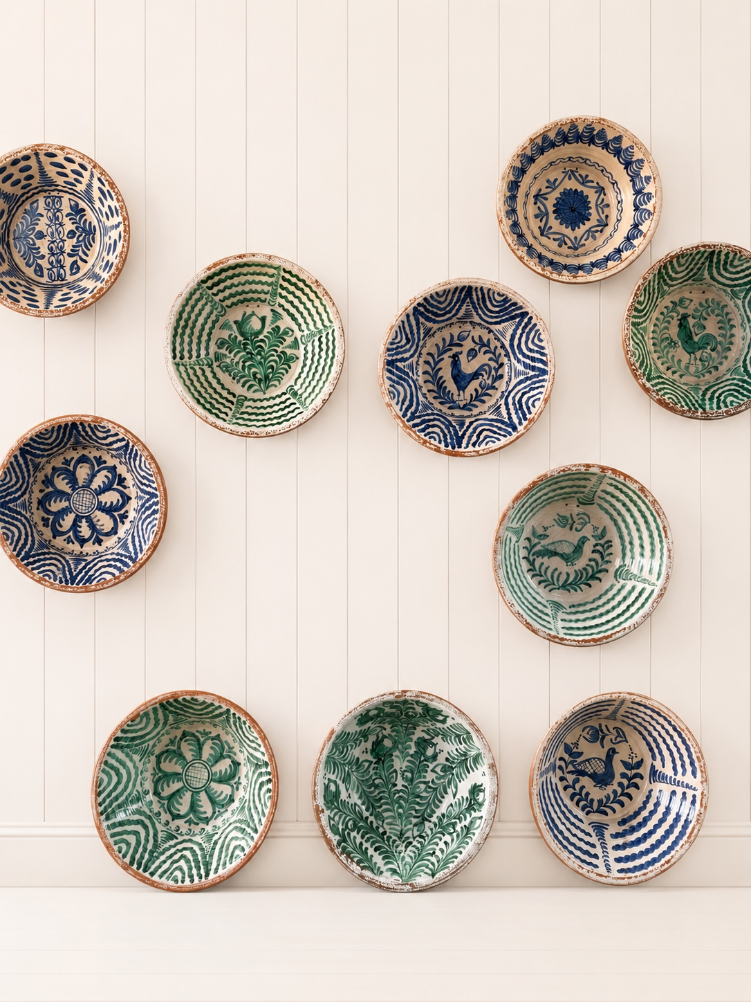 50 cm Mid 20th Century Spanish Librillo Bowls - Image 8