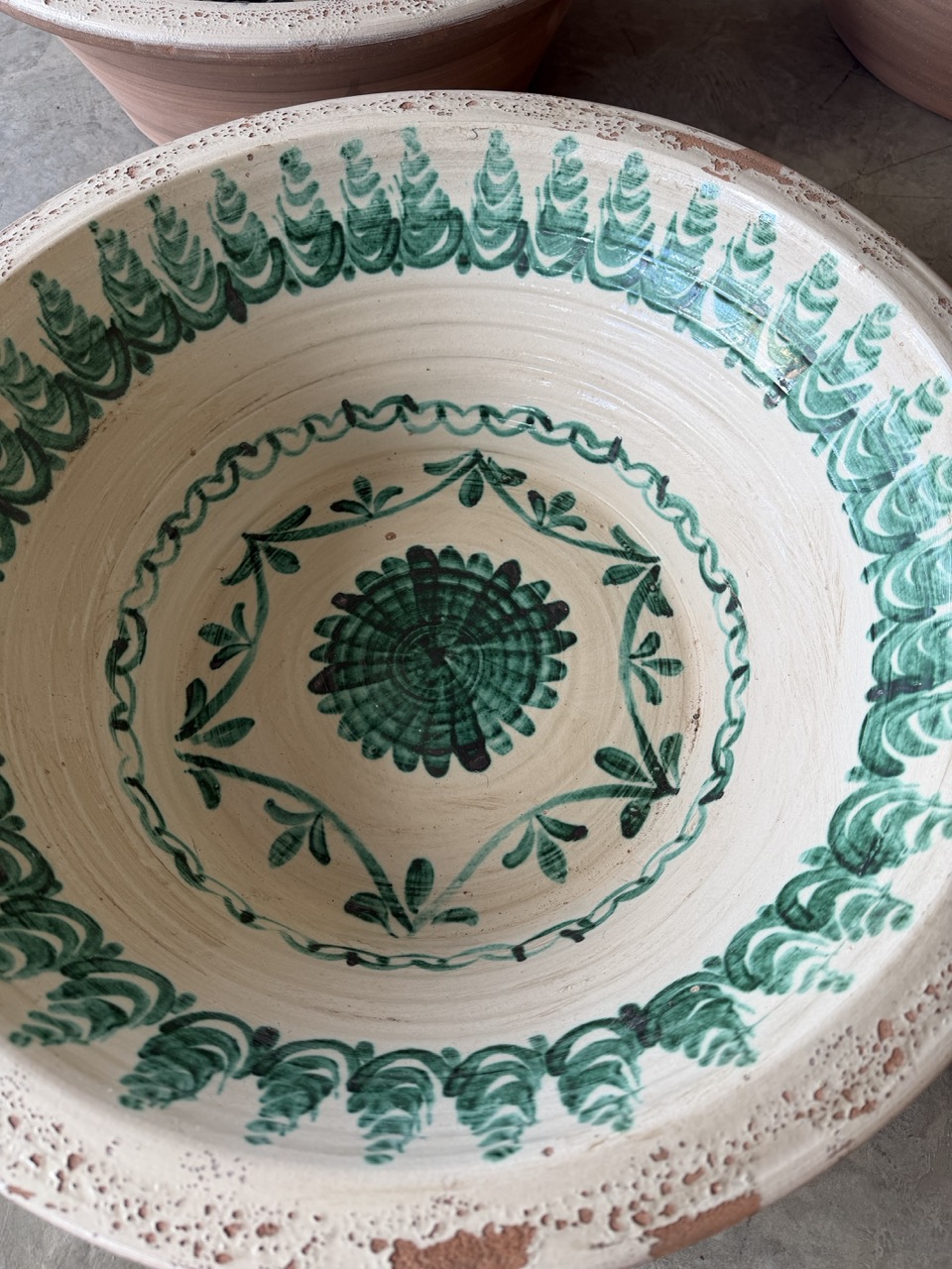 62 cm  Spanish Librillo Bowls 20th Century - Image 4