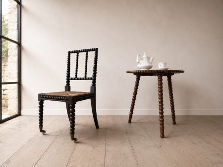 Ebonised Bobbin Chair c.1900 English
