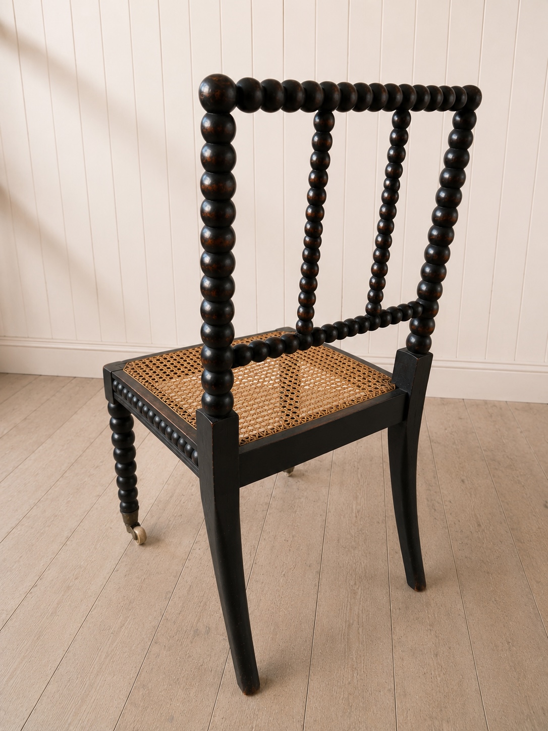 Ebonised Bobbin Chair c.1900 English - Image 7