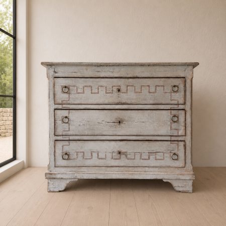 Greek Key Italian Chest of Drawers