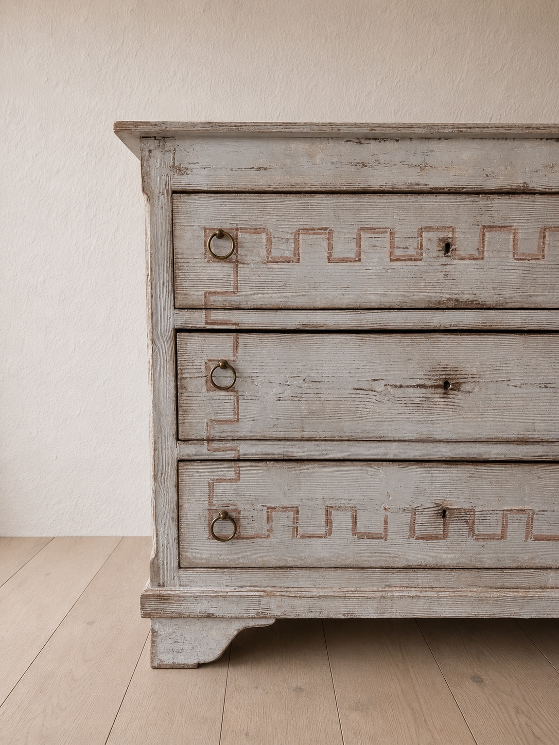 Greek Key Italian Chest of Drawers - Image 7
