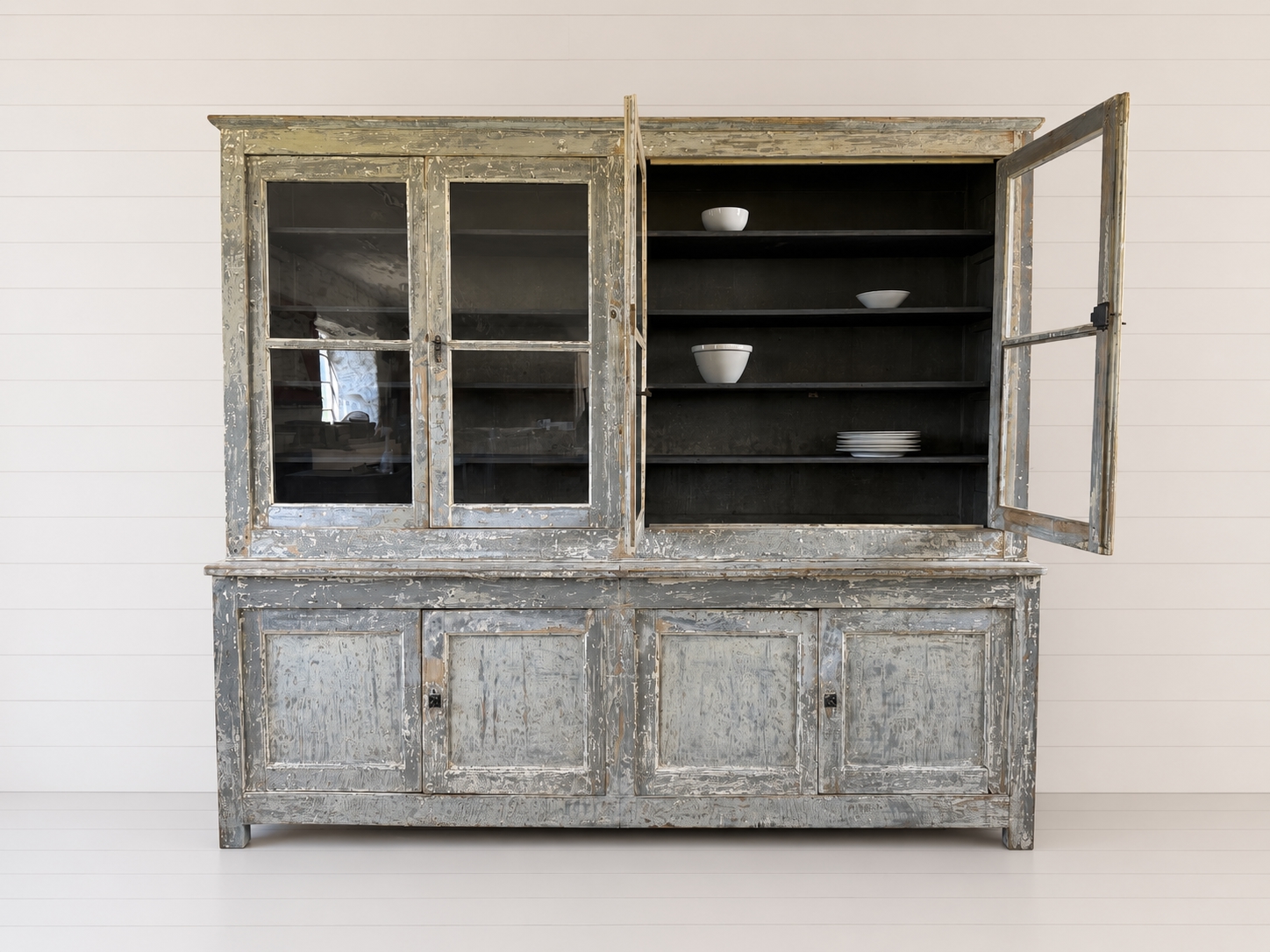 19th Century Painted French Dresser - Image 2