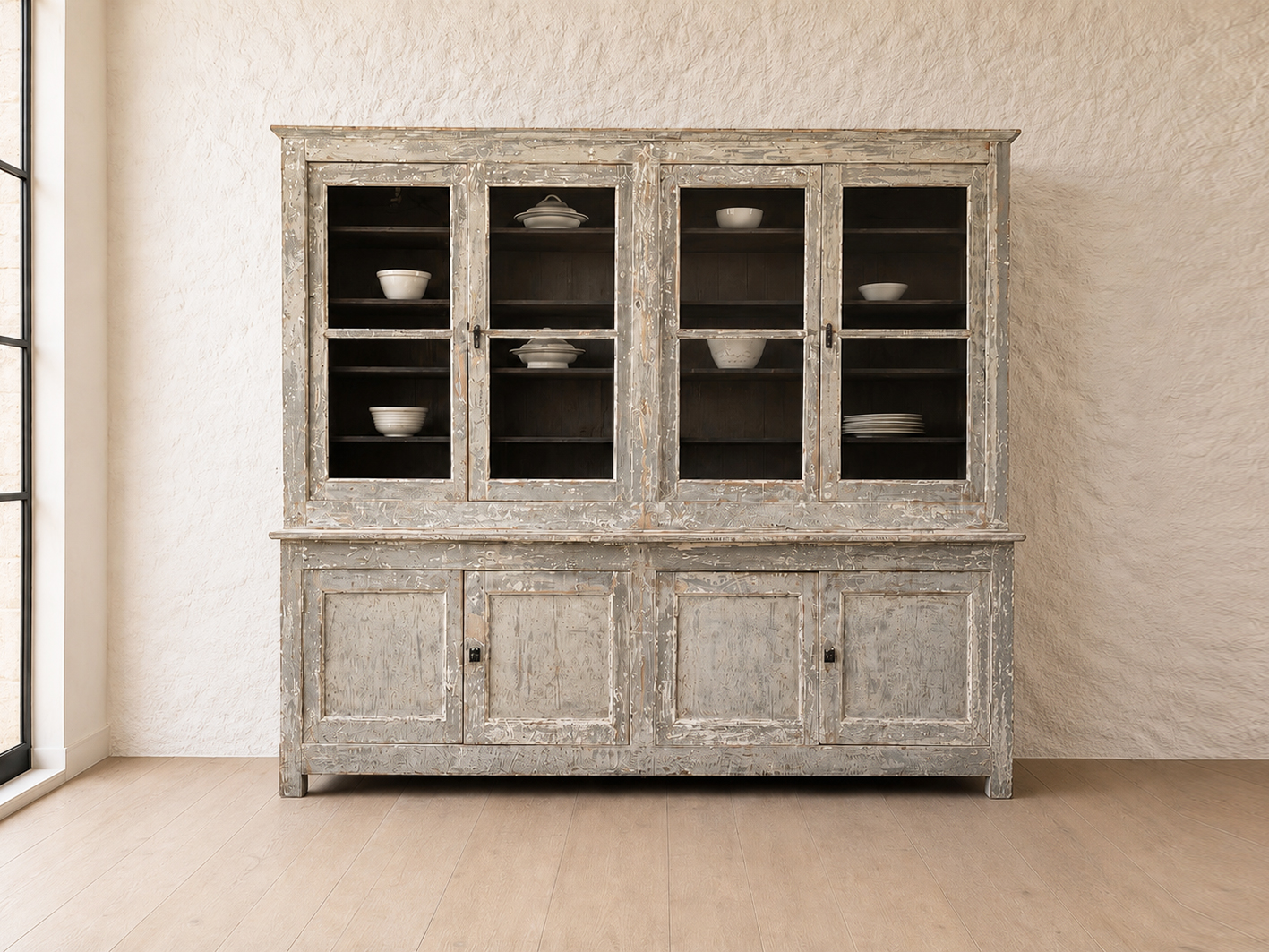 painted bookcase french