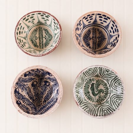 Huge 60 cm Mid 20th Century Spanish Librillo Bowls