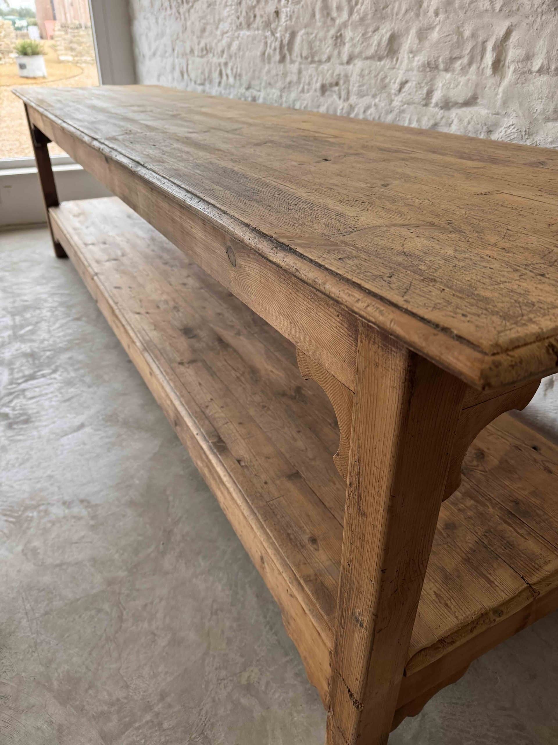 French Pine Draper’s Table - Image 5
