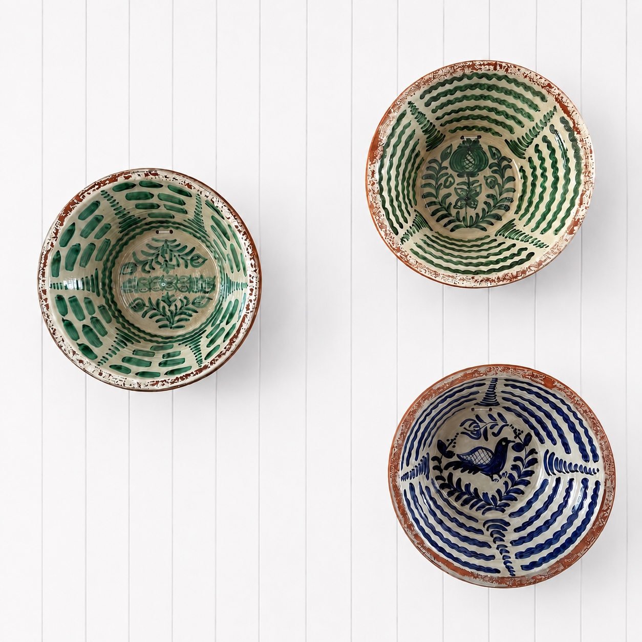 40 cm Mid 20th Century Spanish Librillo Bowls - Image 4