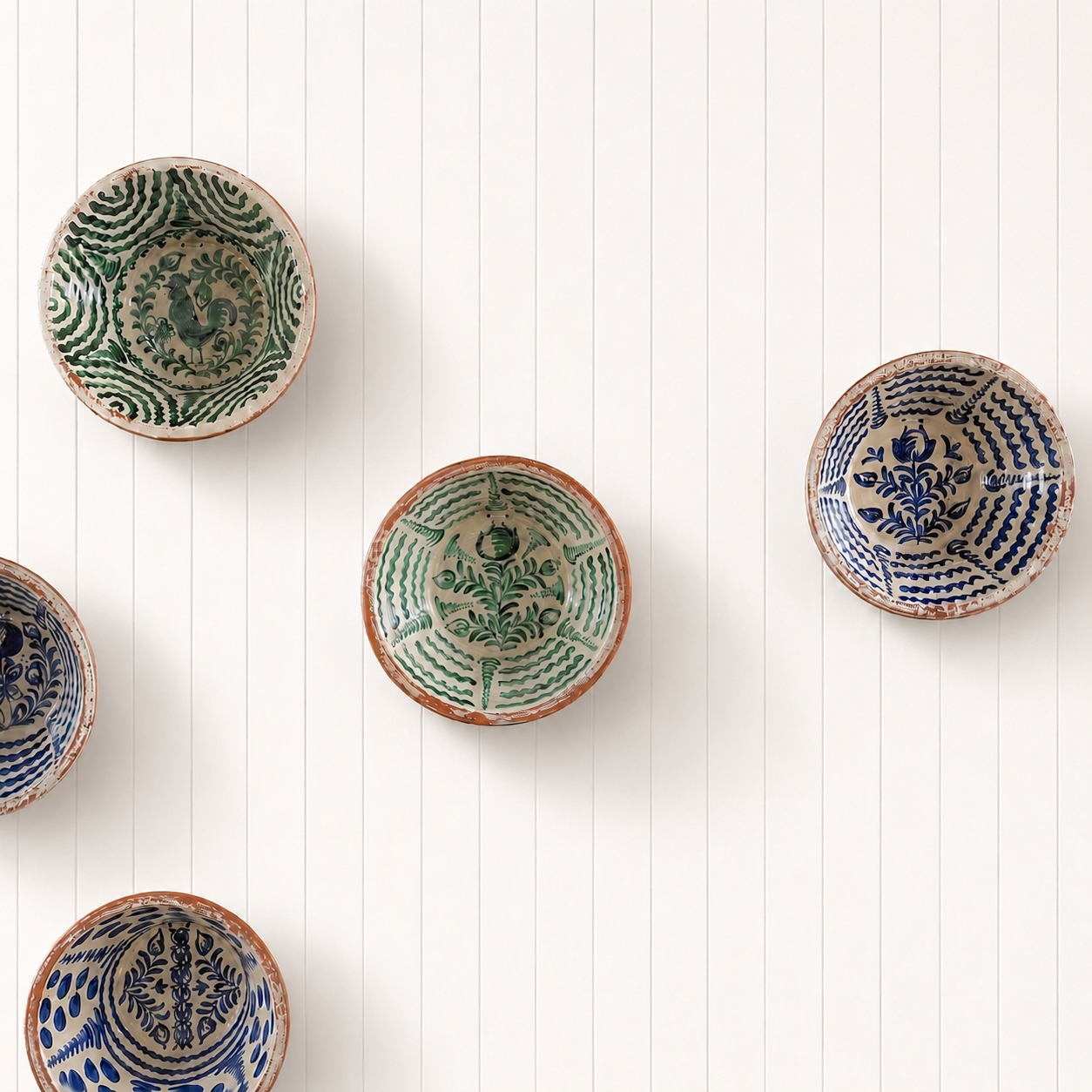 40 cm Mid 20th Century Spanish Librillo Bowls - Image 7