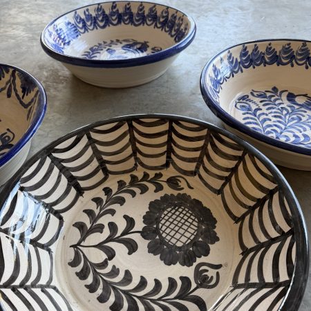 40 cm Spanish Librillo Serving Bowls 20th Century
