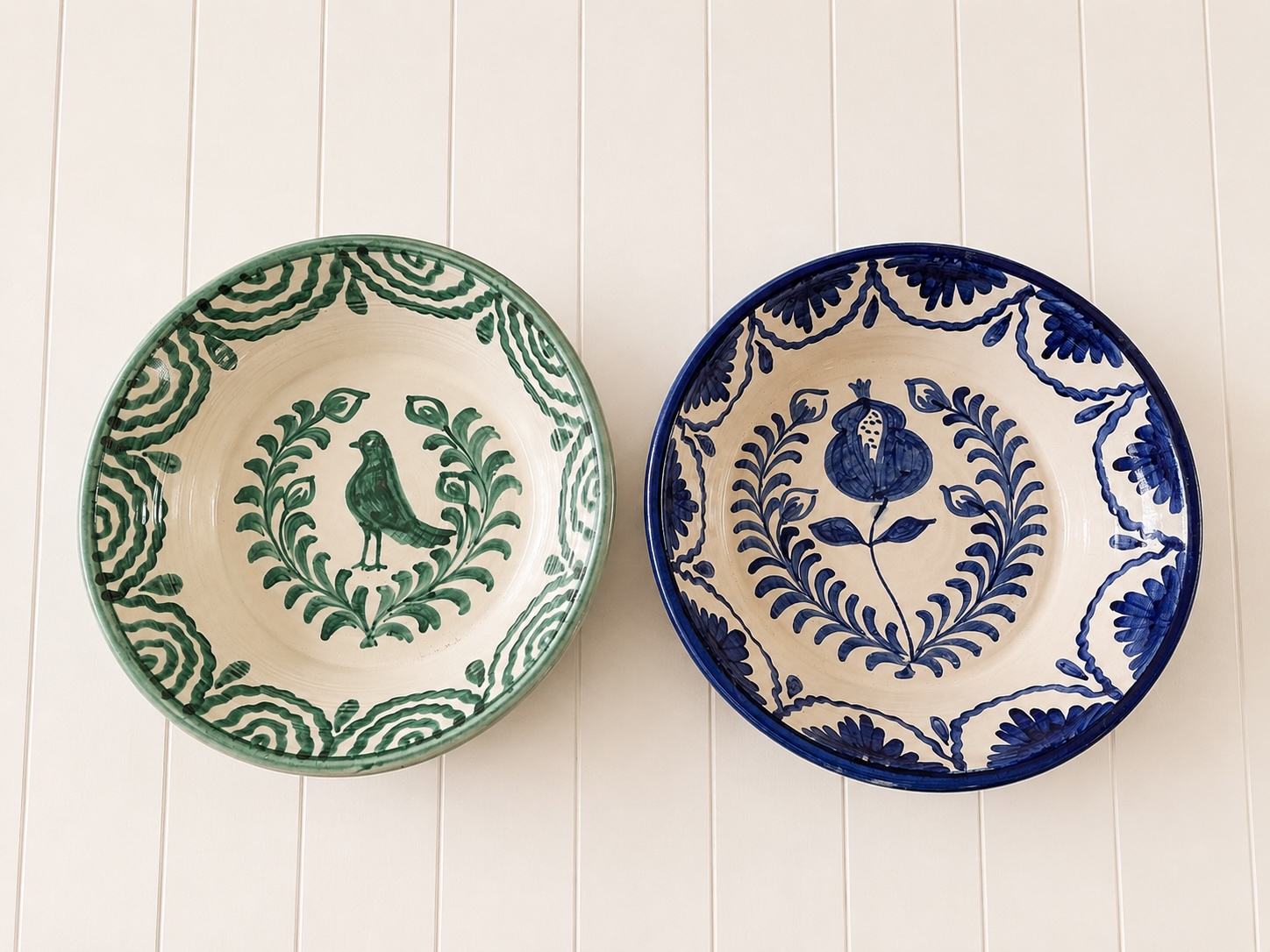 spanish hand painted bowls large
