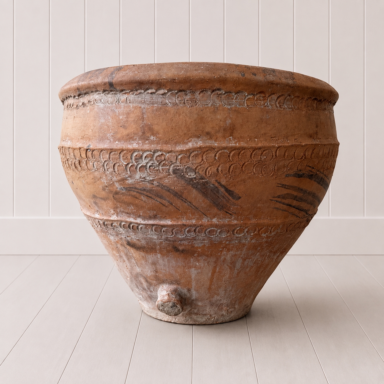 spanish antique terracotta pot