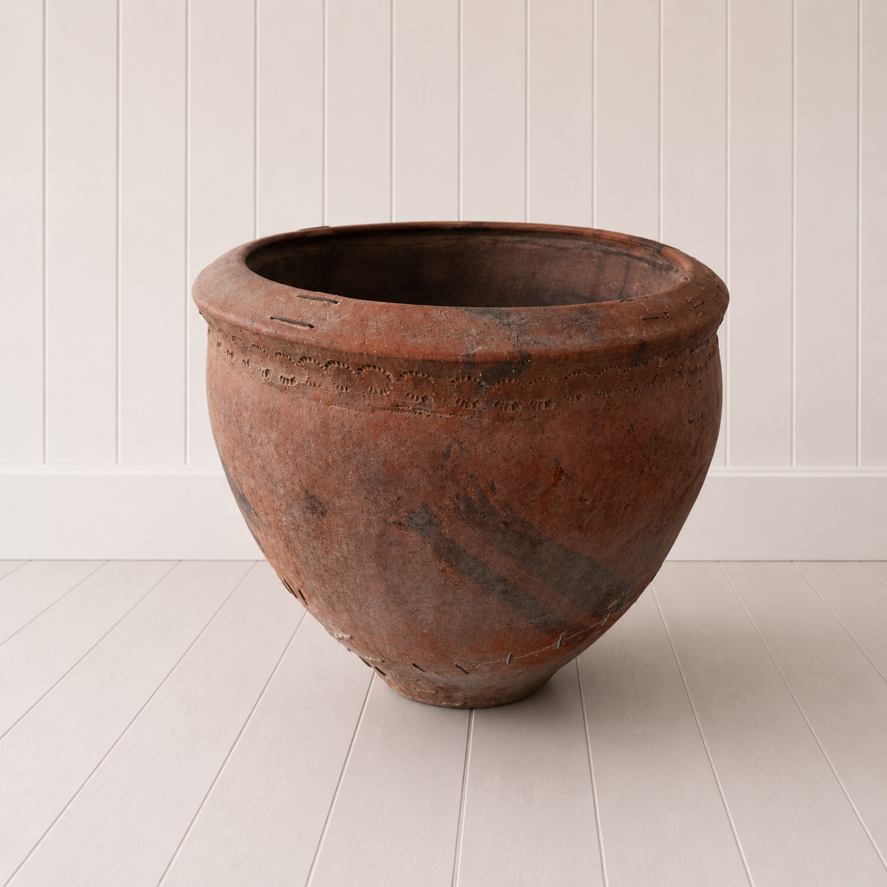 Antique Spanish Stitched Cosi Pot - Image 11