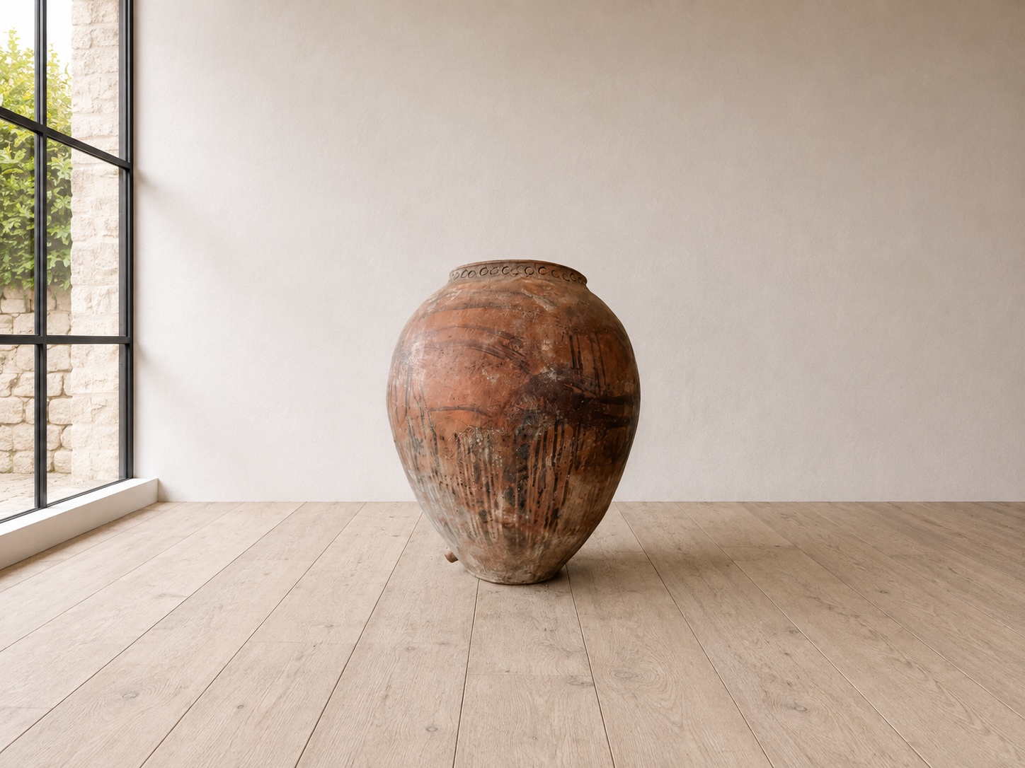 Rare Early 19th-Century Spanish Olive Pot from Calanda - Image 8