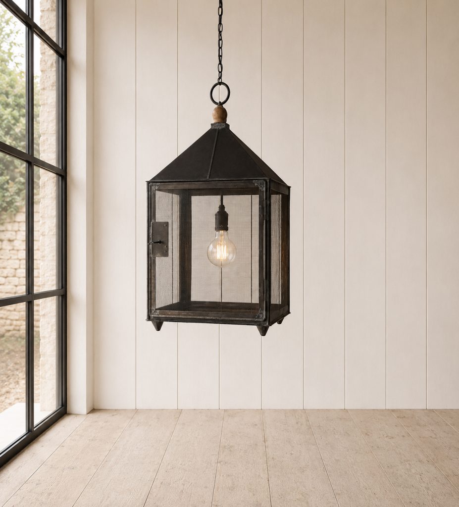 Large Converted Savoy Hotel Larder Lantern