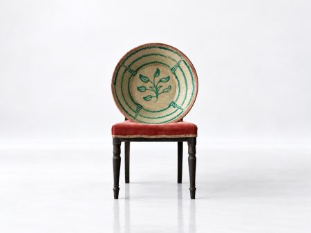 Large 19th Century Spanish Hand-Painted Lebrillo Bowl