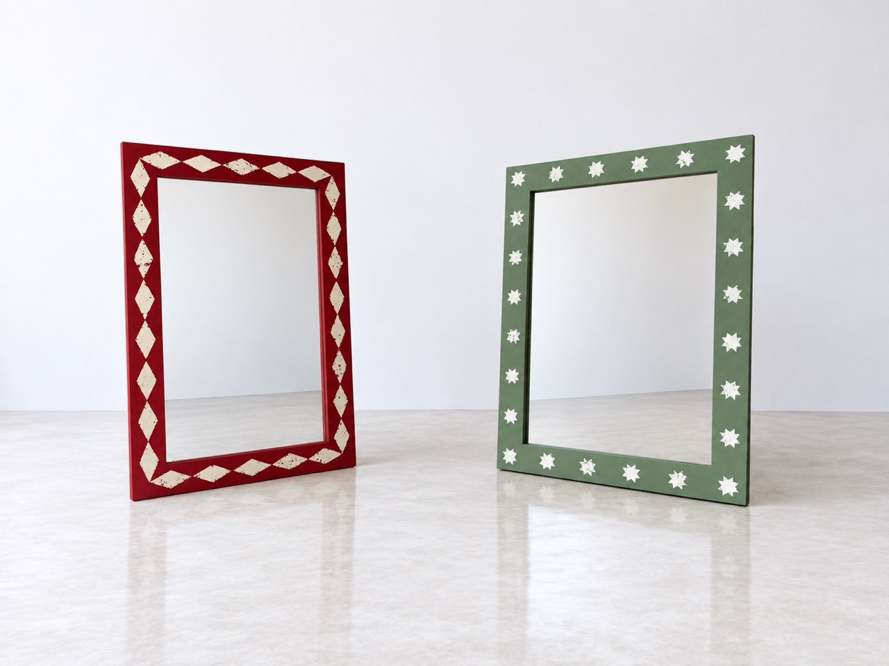 Harlequin Motif Bespoke Mirror - Image 4