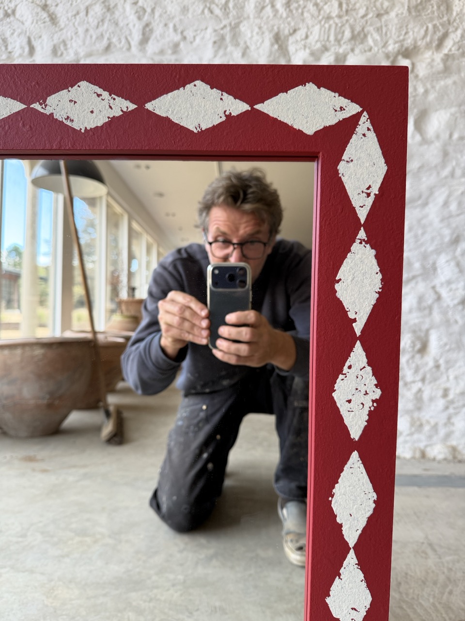 Harlequin Motif Bespoke Mirror - Image 7