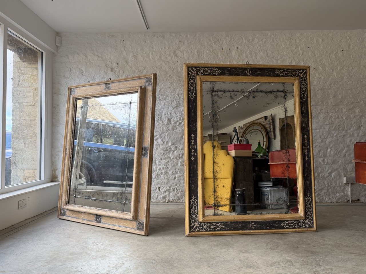 Large Italian Architectural Mirror with Baroque Decoration - Image 11