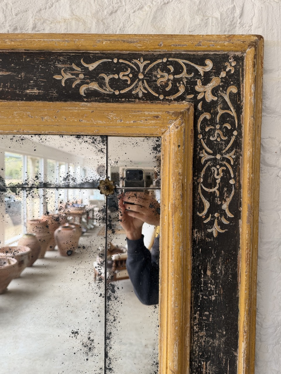 Large Italian Architectural Mirror with Baroque Decoration - Image 3