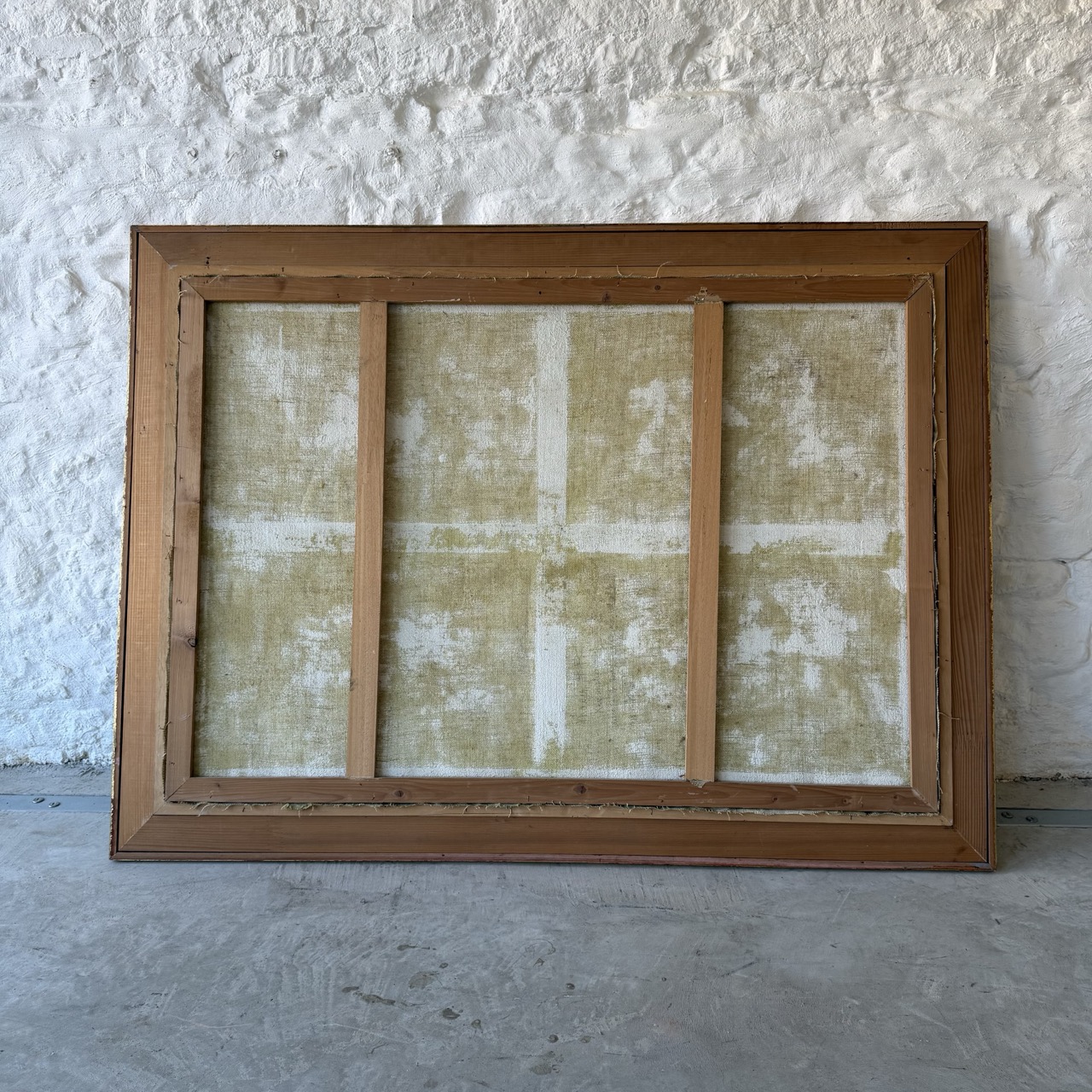 Large Mid-Century French Harbour Oil Painting - Image 9